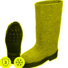 Валенки серые на резиновой подошве 14 РП  р.37/24