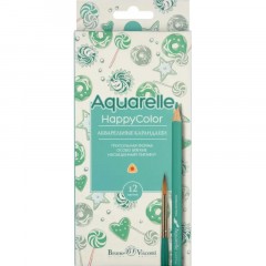 Карандаши акварельные HappyColor, 12 цв Карандаши акварельные HappyColor, 12 цв - фото 4