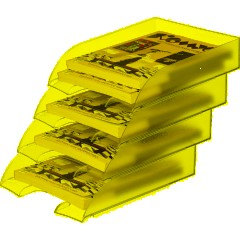 Лоток горизонтальный ATTACHE, прозрачный 4шт/упаковке - фото 9