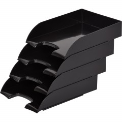 Лоток горизонтальный ATTAСHE, черный 4шт/упаковке Лоток горизонтальный ATTAСHE, черный 4шт/упаковке - фото 2