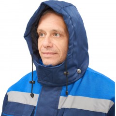 Костюм рабочий зимний муж з12-КПК с СОП син/вас 60-62/170-176 Костюм рабочий зимний муж з12-КПК с СОП син/вас 60-62/170-176 - фото 9