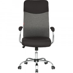 Кресло BN_Sp_EChair-590 TC ткань черный/серый, хром Кресло BN_Sp_EChair-590 TC ткань черный/серый, хром - фото 3