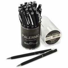 Ручка шариковая автомат. Bruno Visconti Palermo черн.корп. 20-0250/01 - фото 2