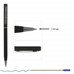 Ручка шариковая автомат. Bruno Visconti Palermo черн.корп. 20-0250/01 - фото 4