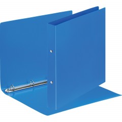 Папка на 4-х кольцах пласт. 17/32мм А4 ATTACHE F504/045 синяя - фото 2