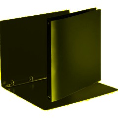 Папка на 4-х кольцах пласт. 17/32мм А4 ATTACHE F504/045 черная - фото 2