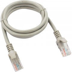 Патч-корд UTP Cablexpert PP12-1M кат.5e, 1м, серый