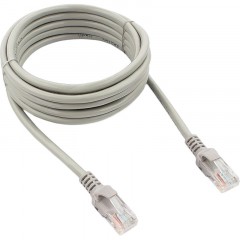 Патч-корд UTP Cablexpert PP12-3M кат.5e, 3м, серый