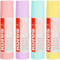 Клей-карандаш 20г Kores Pastel ассорти:розовый, желтый, фиолетовый ,мятный Клей-карандаш 20г Kores Pastel ассорти:розовый, желтый, фиолетовый ,мятный - фото 3