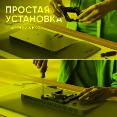 Кронштейн Onkron G160, TV 13-32, для 2-ух мон, газлифт, настольный, чер - фото 11