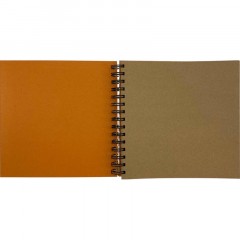 Скетчбук для эскизов Kroyter 195х195,40л,бл.краф140г,спир,обл.тв.Kraft00133 Скетчбук для эскизов Kroyter 195х195,40л,бл.краф140г,спир,обл.тв.Kraft00133 - фото 3