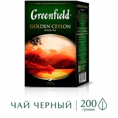 Чай Greenfield Golden Ceylon листовой черный, 200г 0791-10 - фото 3