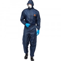 Комбинезон многоразовый защитный с капюшоном Jeta Safety JPC75b синий р. XL - фото 19