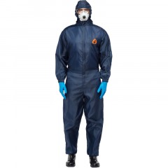 Комбинезон многоразовый защитный с капюшон Jeta Safety JPC75b синий р. XXL - фото 15
