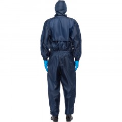 Комбинезон многоразовый защитный с капюшон Jeta Safety JPC75b синий р. XXL - фото 18