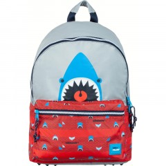 Рюкзак школьный Milan Shark Attack красно-серый, 41х30х18 см,624605SRT Рюкзак школьный Milan Shark Attack красно-серый, 41х30х18 см,624605SRT - фото 2