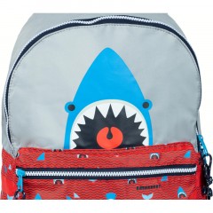 Рюкзак школьный Milan Shark Attack красно-серый, 41х30х18 см,624605SRT Рюкзак школьный Milan Shark Attack красно-серый, 41х30х18 см,624605SRT - фото 7