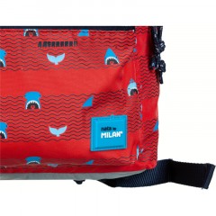 Рюкзак школьный Milan Shark Attack красно-серый, 41х30х18 см,624605SRT Рюкзак школьный Milan Shark Attack красно-серый, 41х30х18 см,624605SRT - фото 8