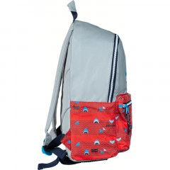 Рюкзак школьный Milan Shark Attack красно-серый, 41х30х18 см,624605SRT Рюкзак школьный Milan Shark Attack красно-серый, 41х30х18 см,624605SRT - фото 10