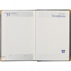 Ежедневник полудатированный кожа,синий,А5,145х216,208л, IMPERIUM 3-023/121 Ежедневник полудатированный кожа,синий,А5,145х216,208л, IMPERIUM 3-023/121 - фото 21