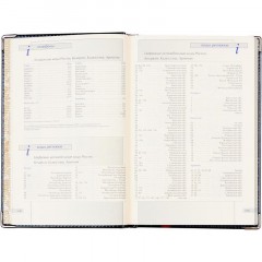 Ежедневник полудатированный кожа,синий,А5,145х216,208л, IMPERIUM 3-023/121 Ежедневник полудатированный кожа,синий,А5,145х216,208л, IMPERIUM 3-023/121 - фото 4