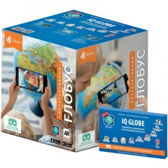Глобус интерактивный зоогеографич с подсветк. и VR очками,250мм,INT12500306 - фото 6