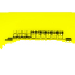 Набор головок торцевых 1/2, 6-гр., CrV, 10 шт (10-22мм) MATRIX 13557 - фото 2