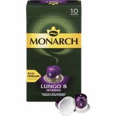 Кофе в капсулах Monarch Lungo 8 Intenso, 5грx10шт Кофе в капсулах Monarch Lungo 8 Intenso, 5грx10шт - фото 2
