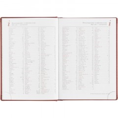Ежедневник недатированный А5 145 х 205 мм Leader бордовый 272 стр. 3-129/07 - фото 9