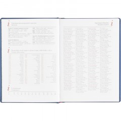 Ежедневник недатированный А5 145 х 205 мм Velvet синий 272 стр. 3-115/01 - фото 13