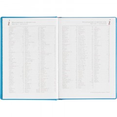 Ежедневник недатированный А5 145 х 205 мм Velvet син флуор 272 стр.3-115/07 - фото 10