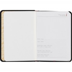 Ежедневник недатированный А6+ 112 х 155 мм Velvet черный 272 стр. 3-495/04 - фото 9