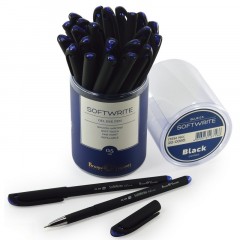 Ручка шариковая неавтомат. Softwrite Black 0,5,син,масл,манж,20-0085 Ручка шариковая неавтомат. Softwrite Black 0,5,син,масл,манж,20-0085 - фото 4