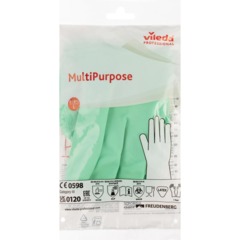 Перчатки резиновые Vileda Profes латекс зеленый рL 100757/174365,ПС - фото 5