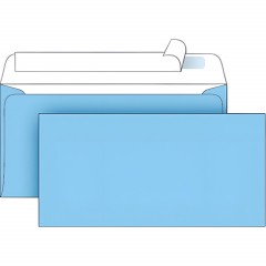 Конверт Голубой E65 стрип 110х220 90г 50шт/уп. /1884 Конверт Голубой E65 стрип 110х220 90г 50шт/уп. /1884 - фото 2
