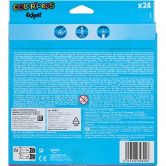 Карандаши цветные Maped COLOR'PEPS OOPS пластик,c ластиком,24цв/наб,832824 Карандаши цветные Maped COLOR'PEPS OOPS пластик,c ластиком,24цв/наб,832824 - фото 5
