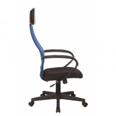 Кресло VB_EChair-655 TTW_BL сетка/ткань синий, пластик Кресло VB_EChair-655 TTW_BL сетка/ткань синий, пластик - фото 2
