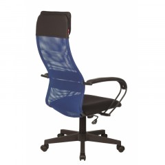 Кресло VB_EChair-655 TTW_BL сетка/ткань синий, пластик Кресло VB_EChair-655 TTW_BL сетка/ткань синий, пластик - фото 3