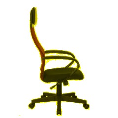 Кресло VB_EChair-655 TTW_OR сетка/ткань оранжевый, пластик - фото 2