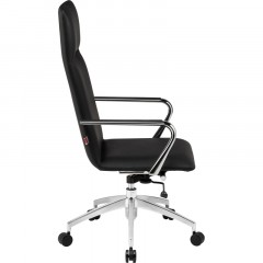 Кресло BN_Jl_EChair-593 TPU экокожа черный, алюминий Кресло BN_Jl_EChair-593 TPU экокожа черный, алюминий - фото 3