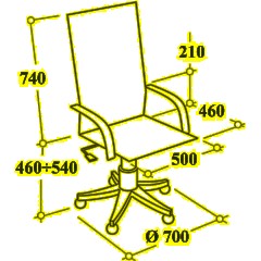 Кресло BN_Jl_EChair-593 TPU экокожа бежевый, алюминий - фото 9