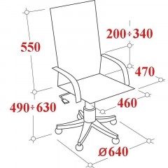 Кресло RC_EChair-681 TPU кожзам черный, пластик серый Кресло RC_EChair-681 TPU кожзам черный, пластик серый - фото 4