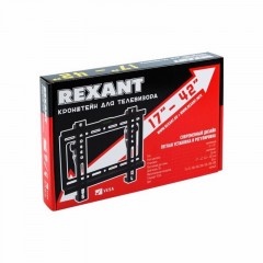 Кронштейн Rexant 38-0320, TV 17-42, настенный, наклонный, чер Кронштейн Rexant 38-0320, TV 17-42, настенный, наклонный, чер - фото 8