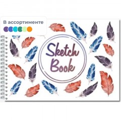 Скетчбук А6,60л,бл.офсет 100гр,бок.спир,жестк.подл.SKETCHBOOK MINI 2620 асс Скетчбук А6,60л,бл.офсет 100гр,бок.спир,жестк.подл.SKETCHBOOK MINI 2620 асс - фото 2