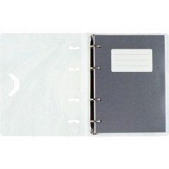 Бизнес-тетрадь А5,120л кольц/смен.бл,кл.Attache Selection Fluid Серо-Голуб - фото 2