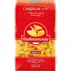 Макароны изделия Шебекинские Спирали 366, 450г