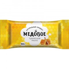 Мыло туалетное Медовое, 100 гр