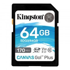 Карта памяти Kingston Canvas Go! Plus SDXC UHS-I Cl10, SDG3/64Gb Карта памяти Kingston Canvas Go! Plus SDXC UHS-I Cl10, SDG3/64Gb - фото 2
