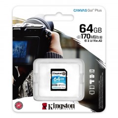 Карта памяти Kingston Canvas Go! Plus SDXC UHS-I Cl10, SDG3/64Gb Карта памяти Kingston Canvas Go! Plus SDXC UHS-I Cl10, SDG3/64Gb - фото 4