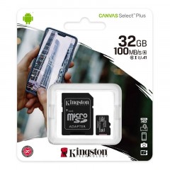Карта памяти Kingston Canvas Select Plus microSDHC UHS-I +ад, SDCS2/32Gb Карта памяти Kingston Canvas Select Plus microSDHC UHS-I +ад, SDCS2/32Gb - фото 4